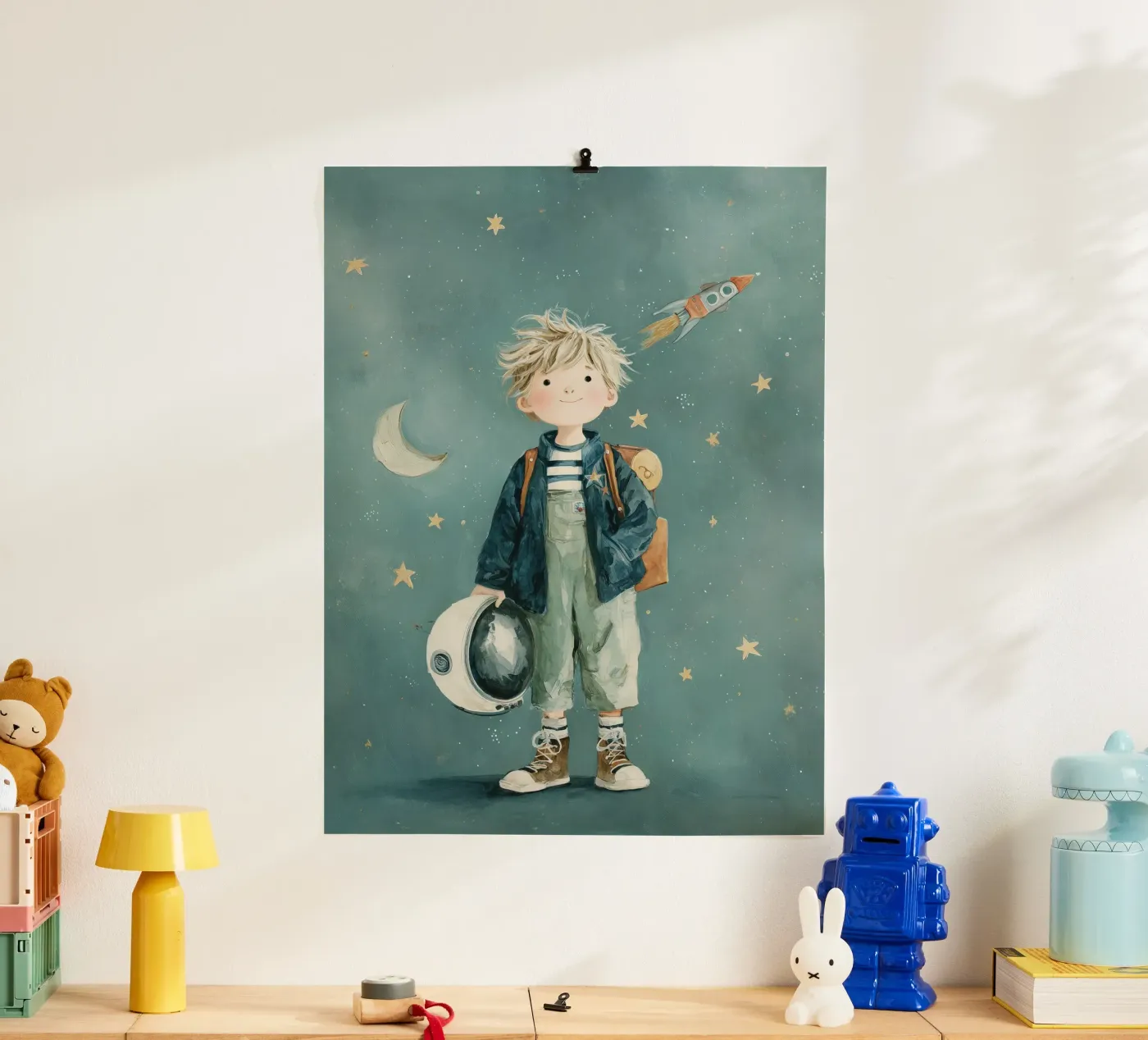 Boy Space Explorer poster da aisatsana