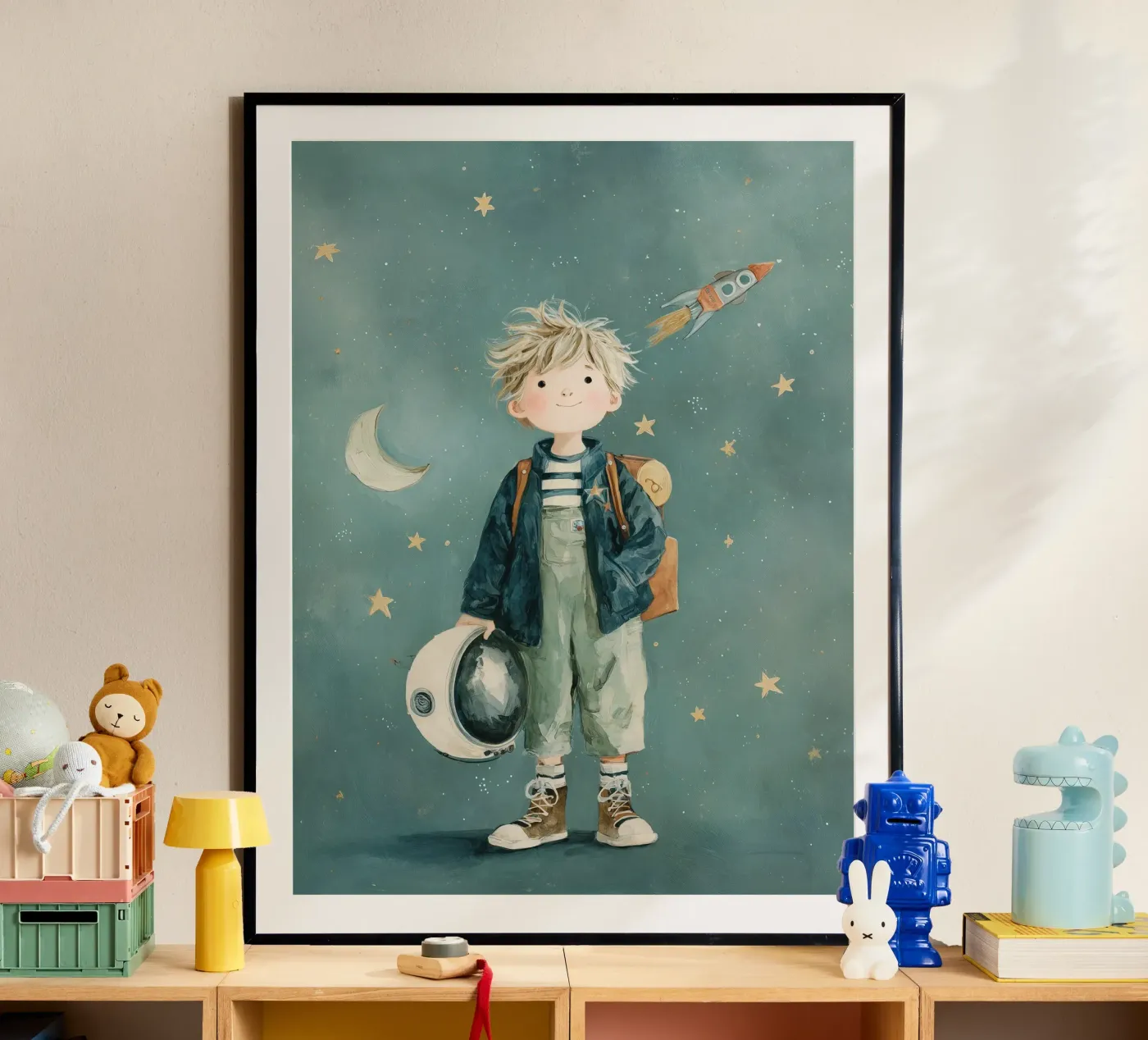 Boy Space Explorer poster da aisatsana