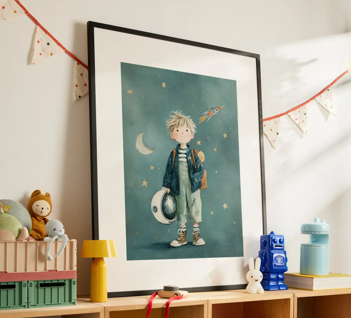 Boy Space Explorer poster da aisatsana