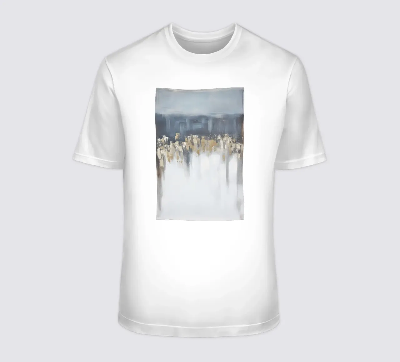 Abstract fields in pastel t-shirt by Carinaprint