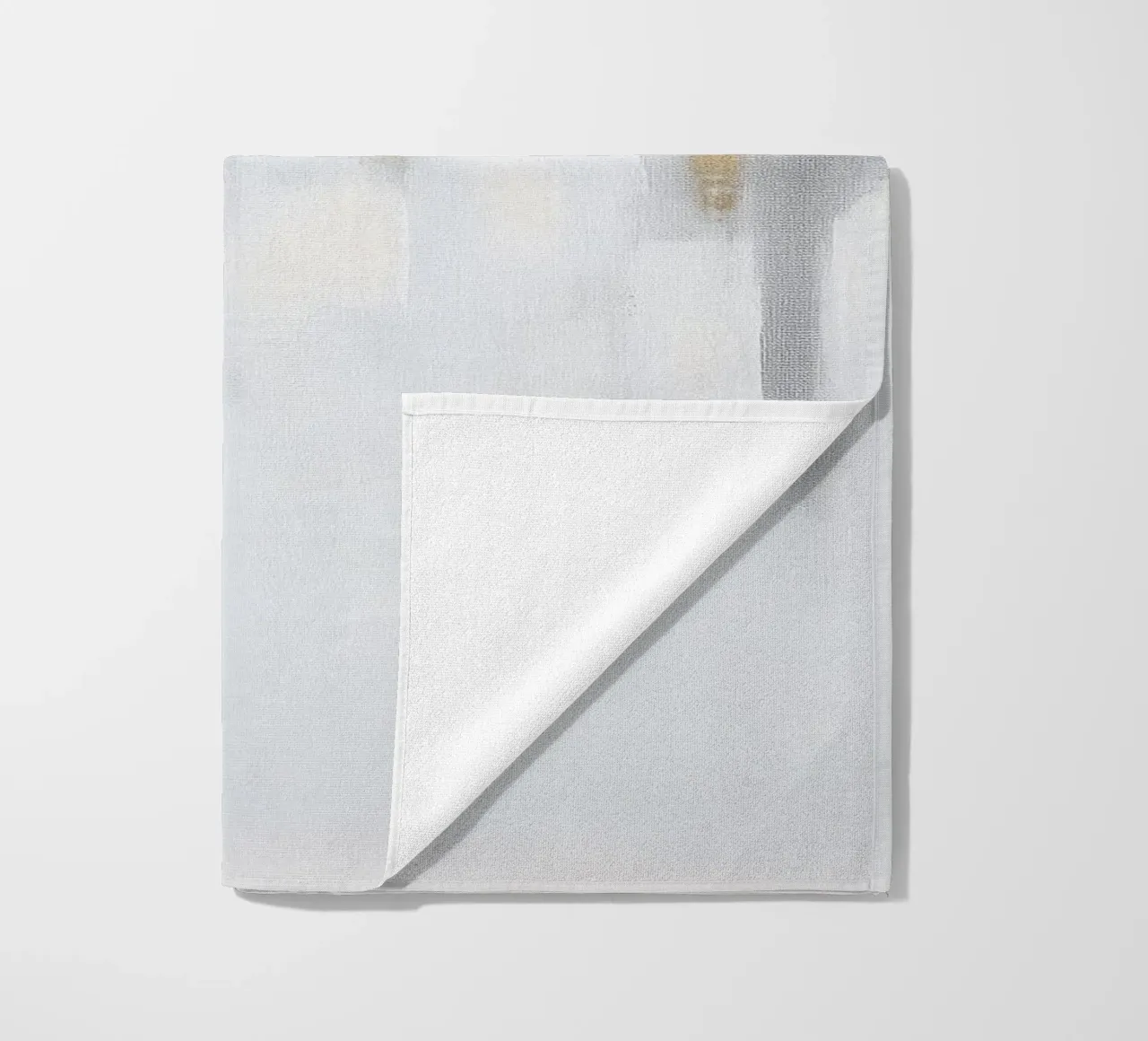 Abstract fields in pastel beach towel by Carinaprint