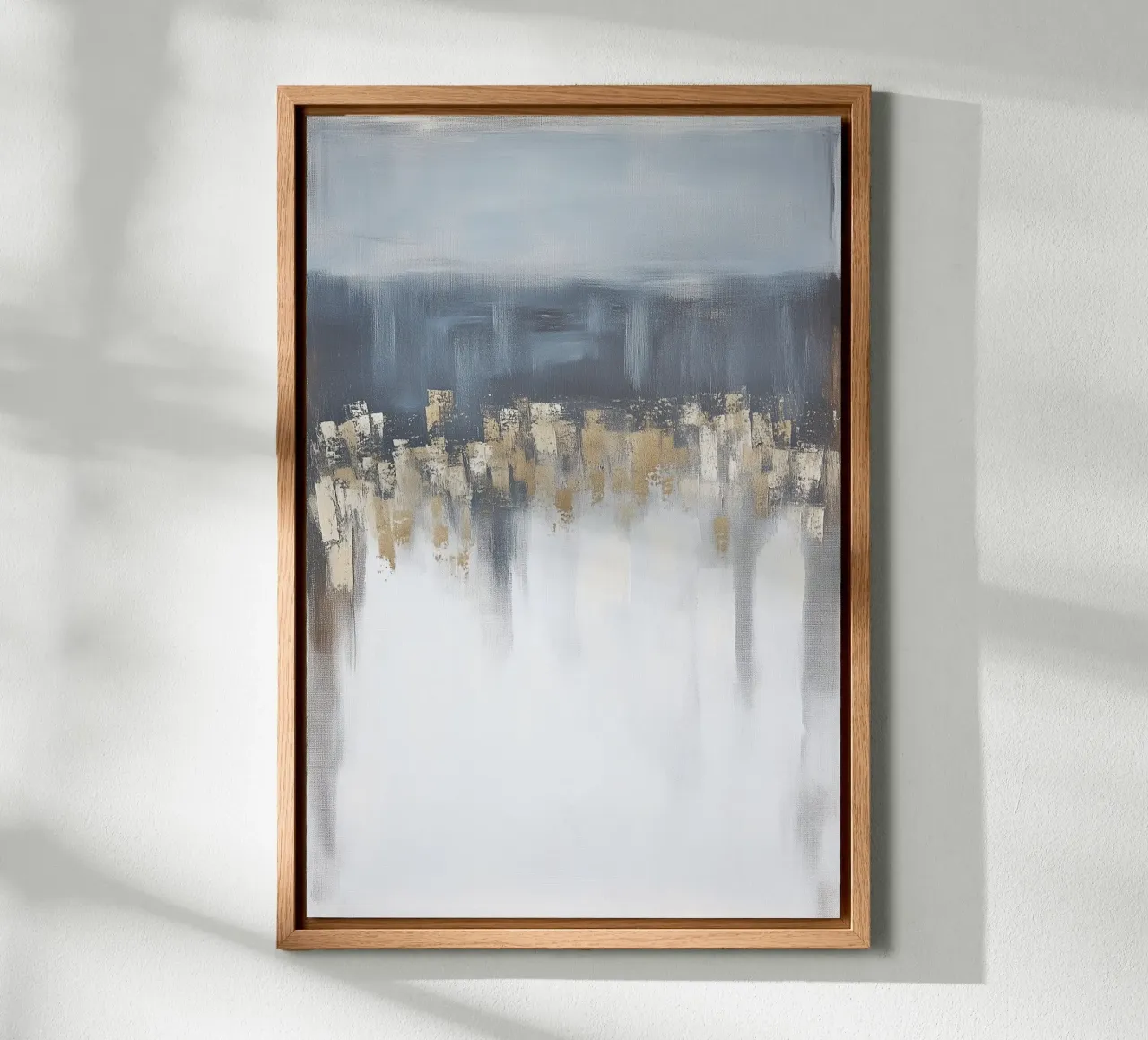 Abstracte velden in pastel aluminium-dibond van Carinaprint
