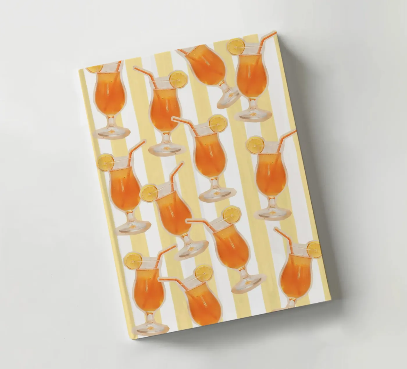 Cocktail pattern notebook by Happypatterns