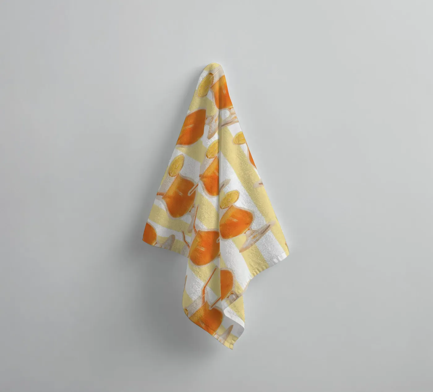 Cocktail pattern badhanddoek van Happypatterns