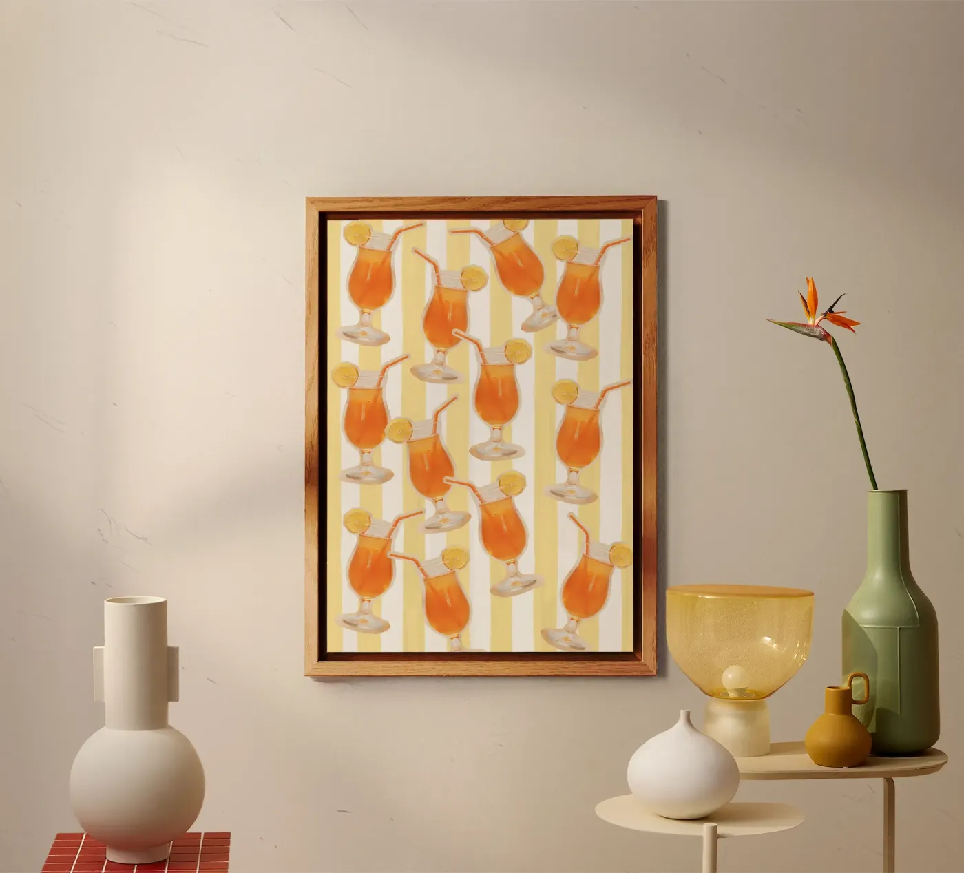 Cocktail pattern pannello forex da Happypatterns