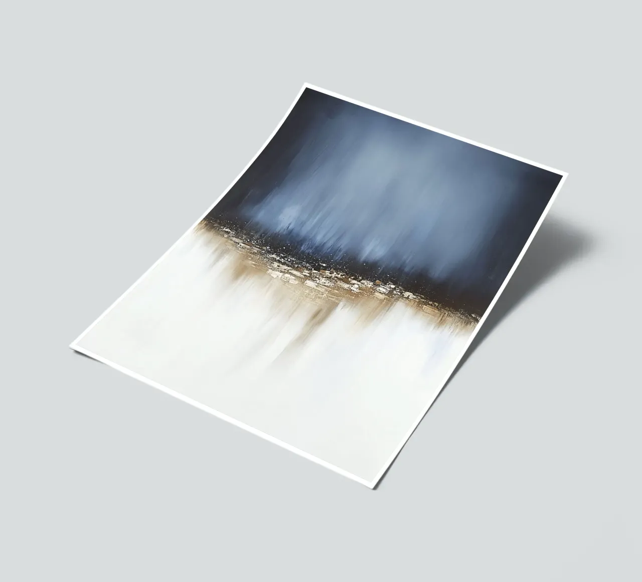 Structure abstraite bleue boho planche autocollant de Carinaprint