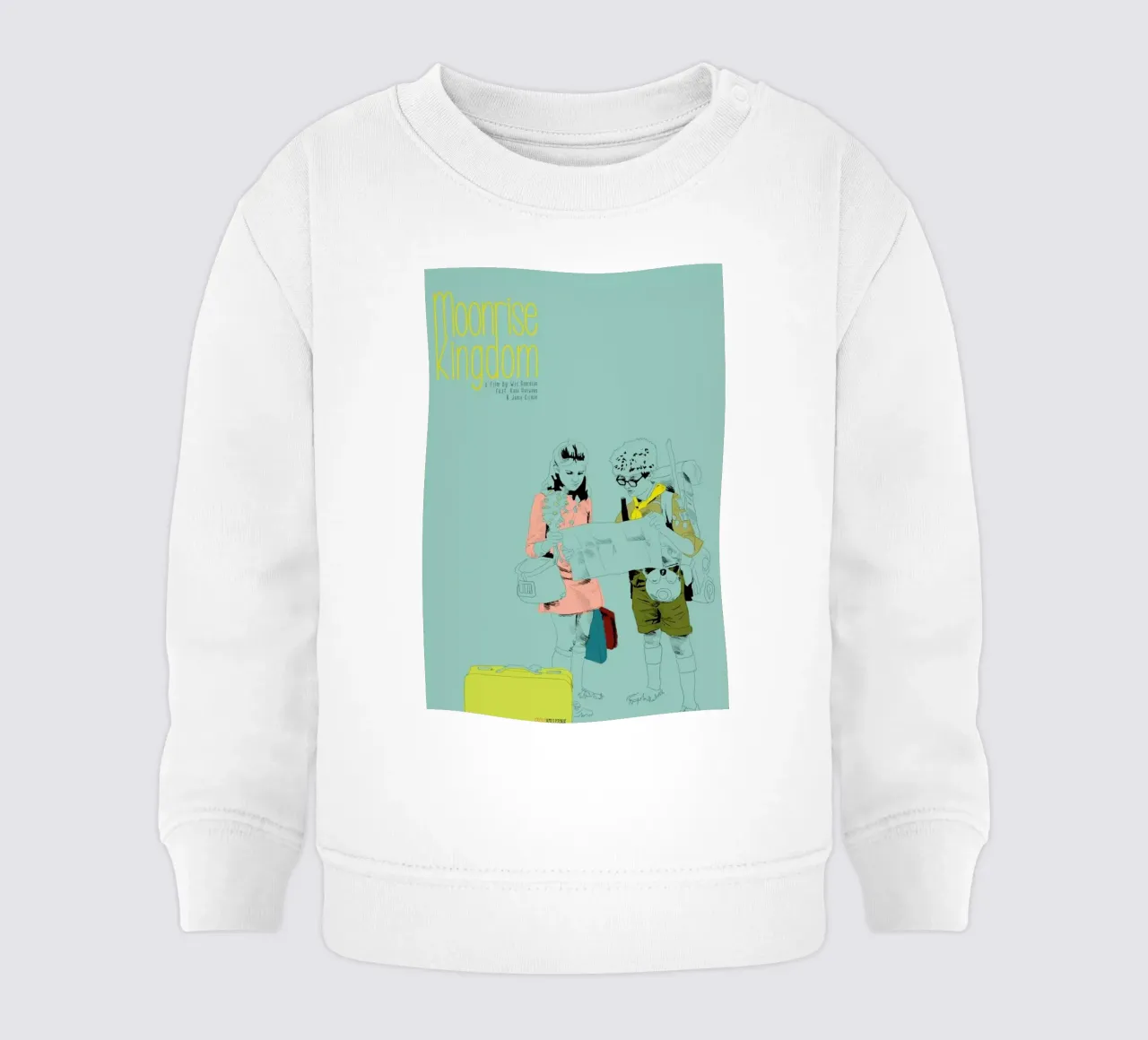 Moonrise Kingdom felpa neonato da La Belette Rose