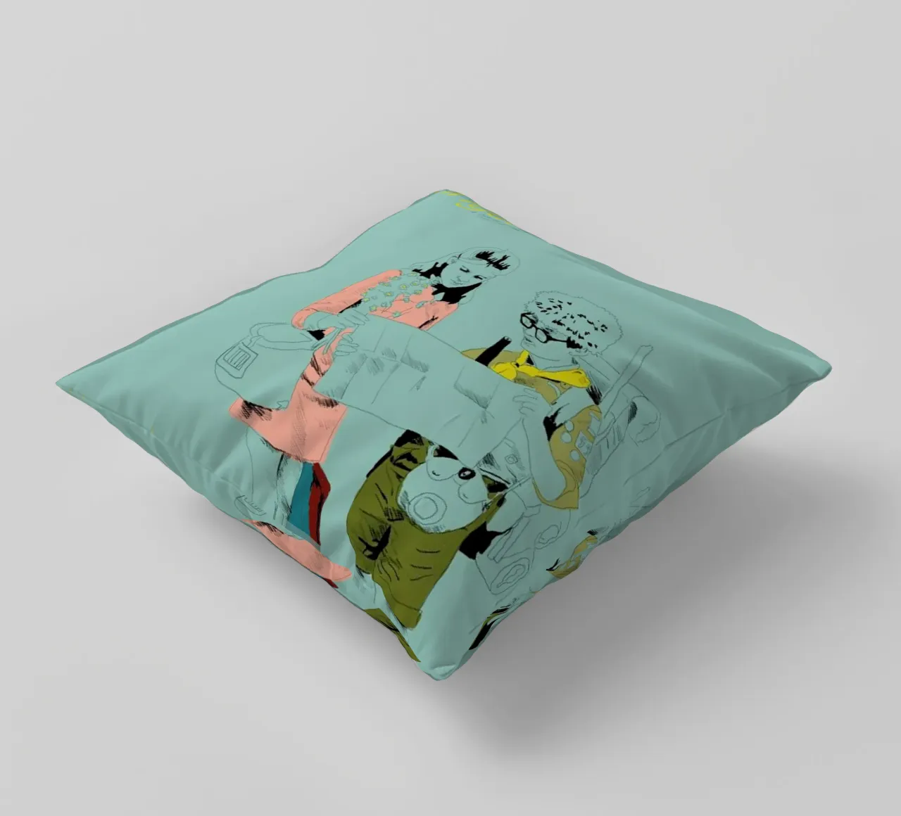Moonrise Kingdom cuscino da La Belette Rose