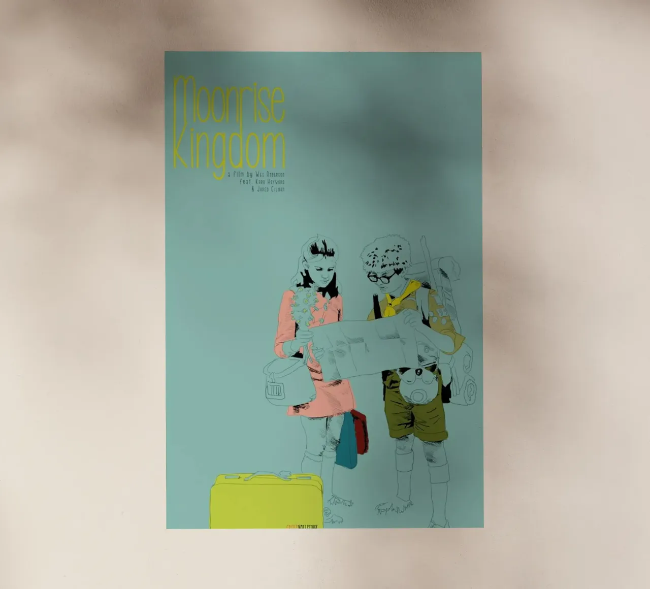 Moonrise Kingdom pellicola backlit da La Belette Rose