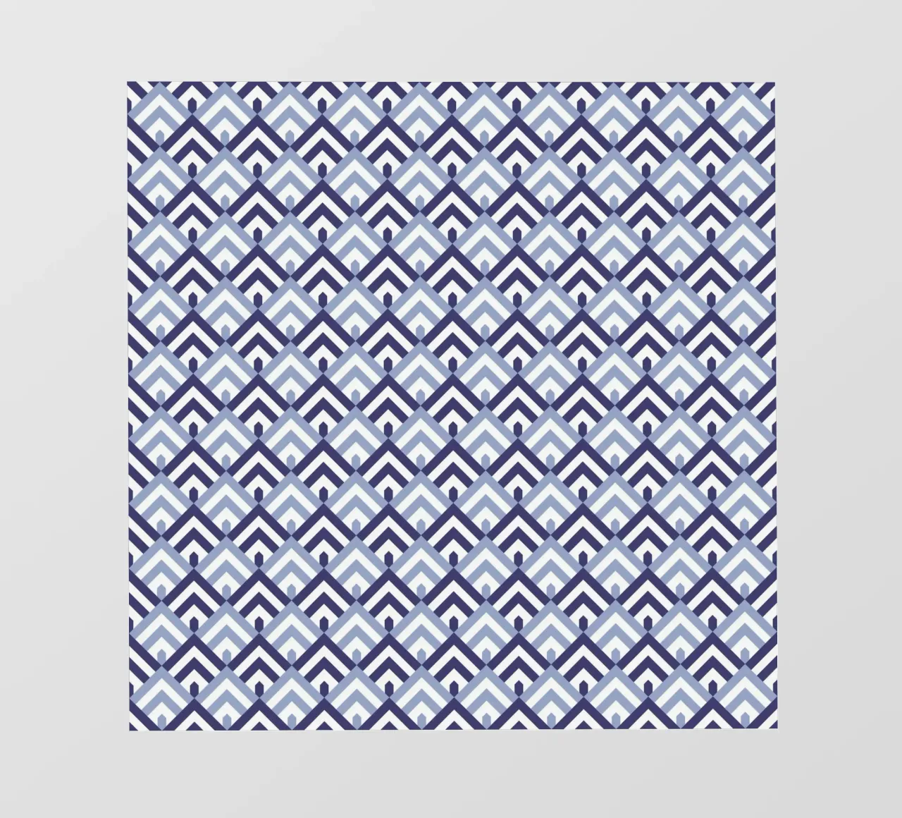 Blauw bergpatroon fotobehang van amini54