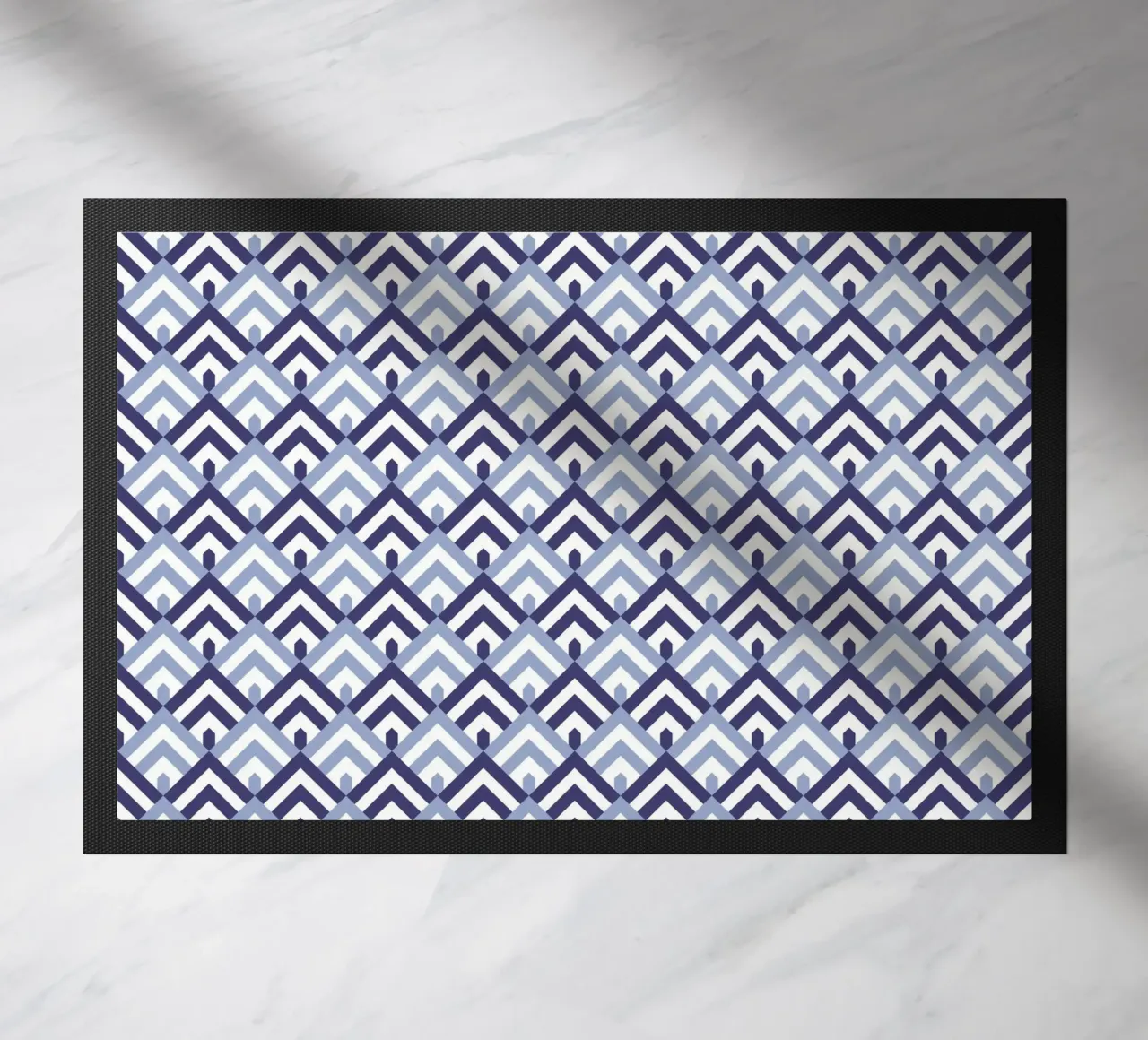 Blue Mountain Pattern doormat by amini54
