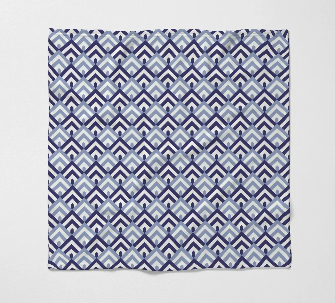 Blauer Berg-Muster Fleecedecke von amini54