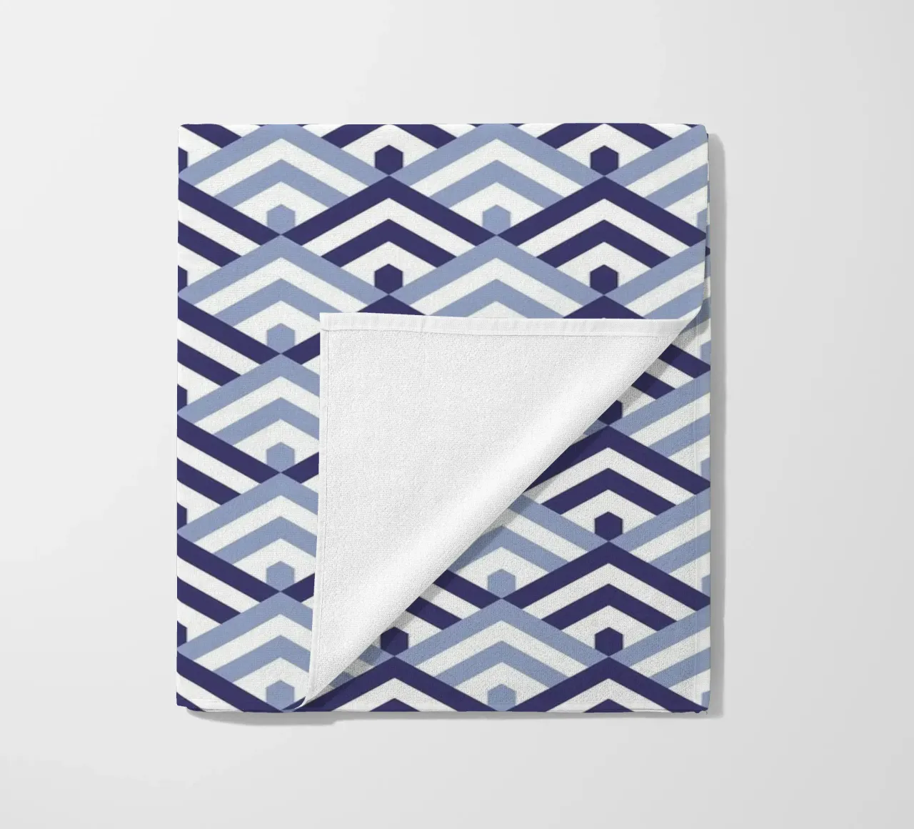 Blue Mountain Pattern strandhanddoek van amini54