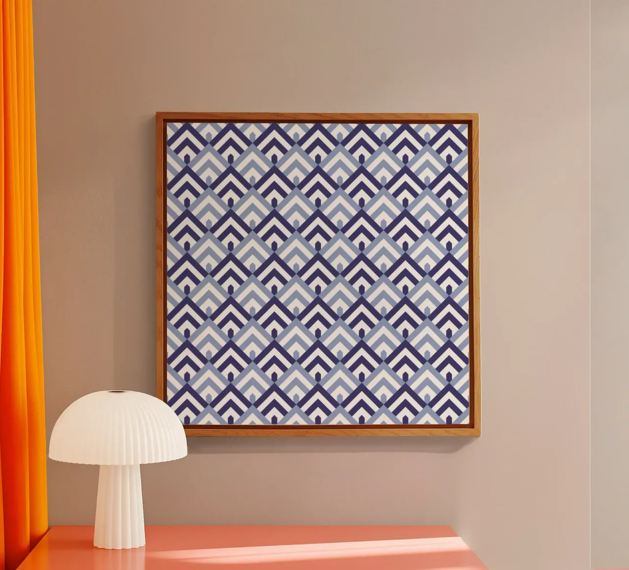 Blue Mountain Pattern plexiglas de amini54