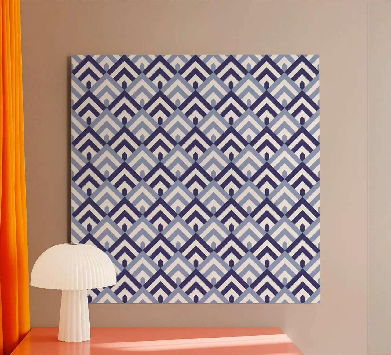 Blue Mountain Pattern forex plate by amini54