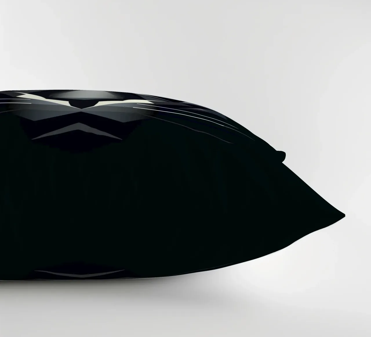 Geometric panther - power and elegance combined decorative cushion by namosh