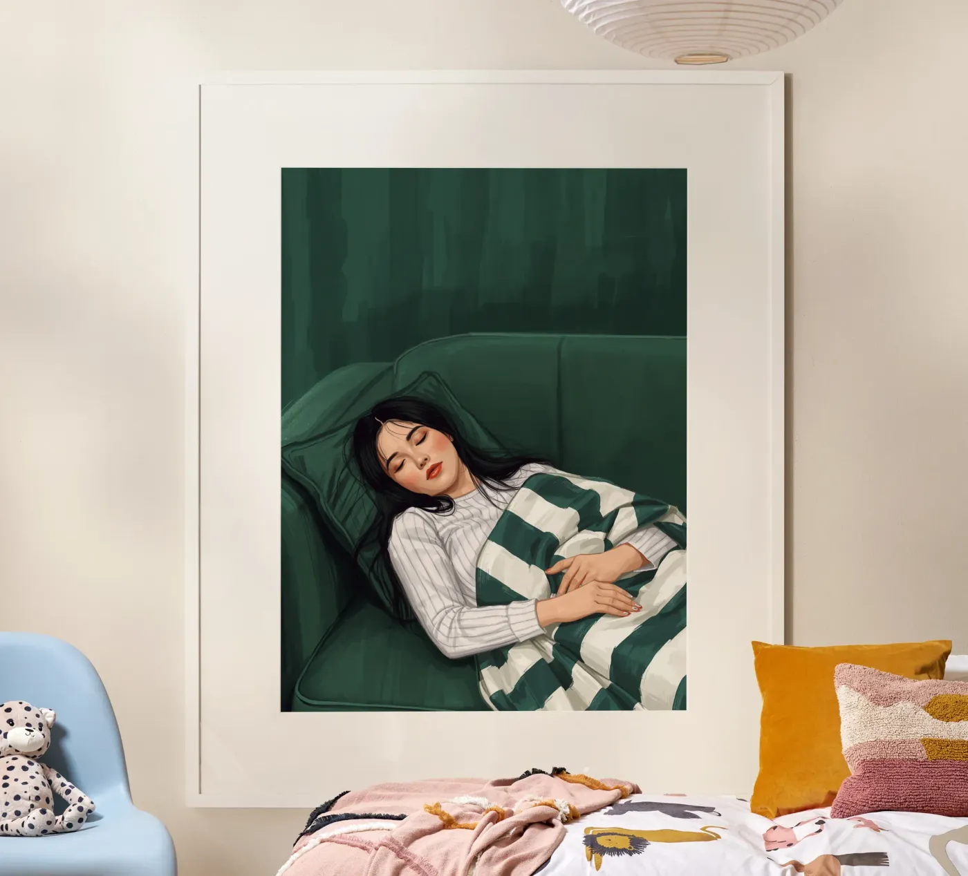 slepping poster by Vanessa Freud