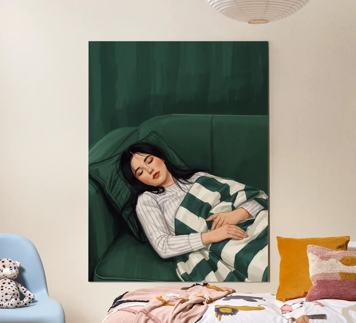 slepping poster by Vanessa Freud