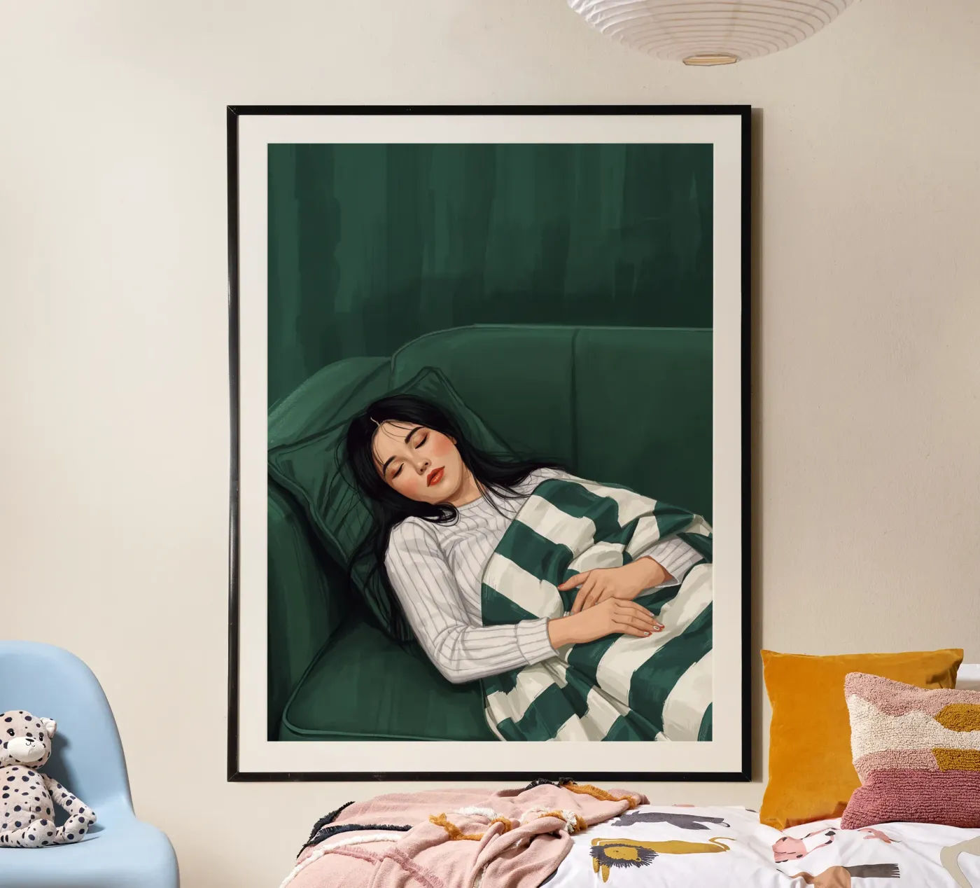 slepping poster by Vanessa Freud