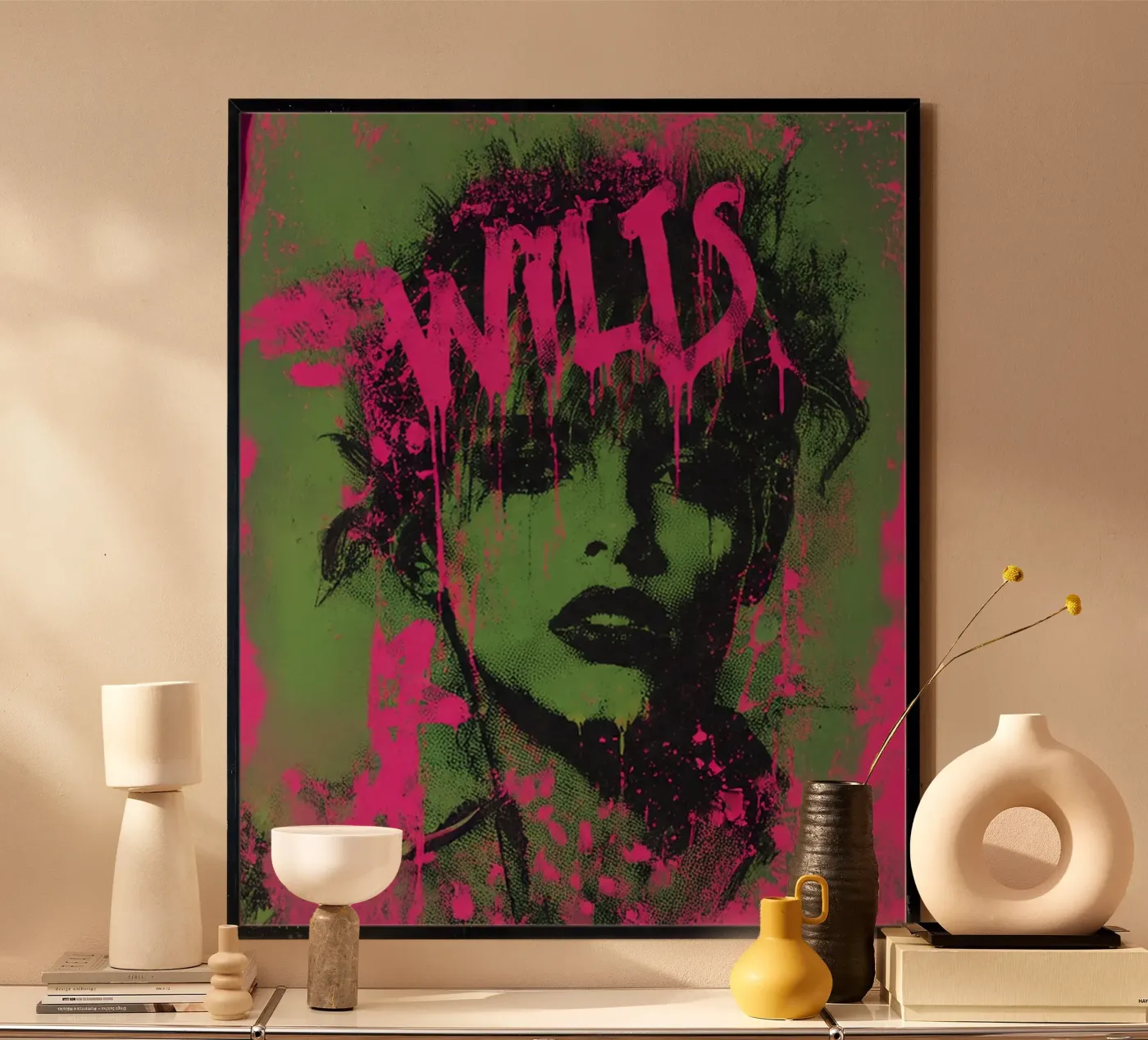 Green Queen poster da Flo Klein Gallery