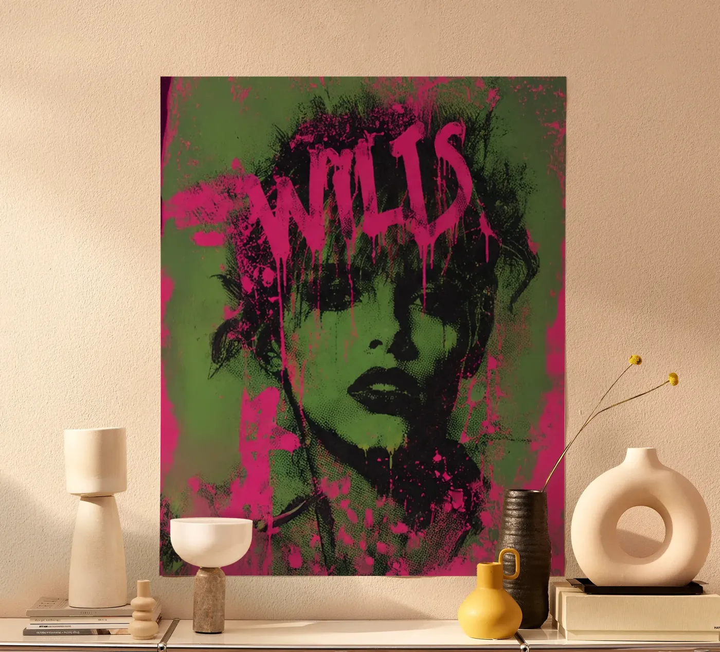 Green Queen poster da Flo Klein Gallery