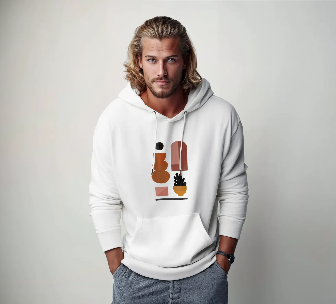 Boho Objects I hoodie by Orara Studio