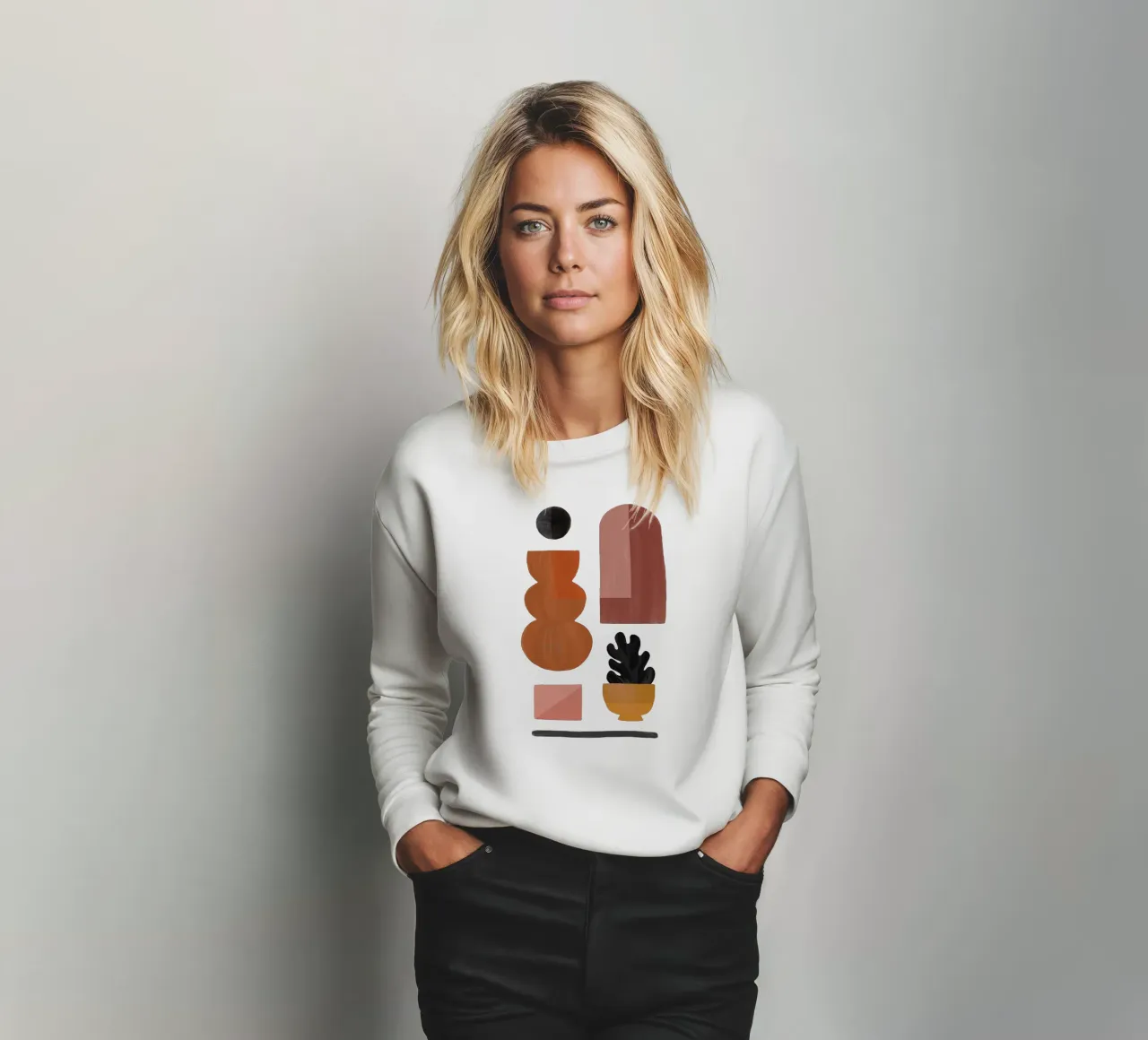 Boho objecten I sweatshirt van Orara Studio
