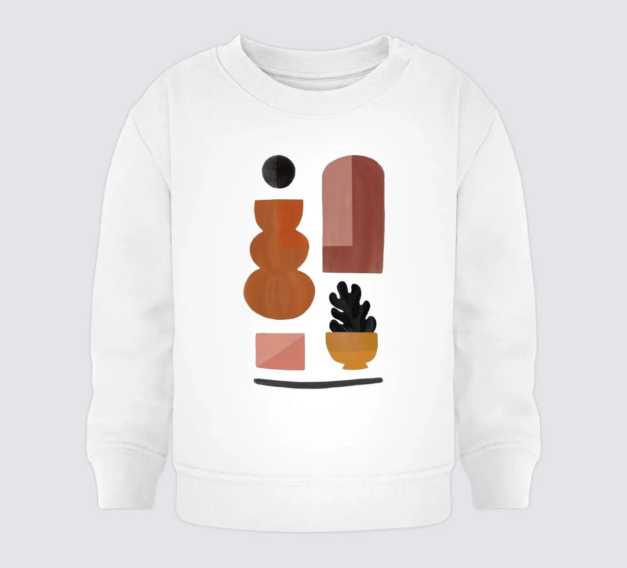 Boho objecten I baby sweatshirt van Orara Studio
