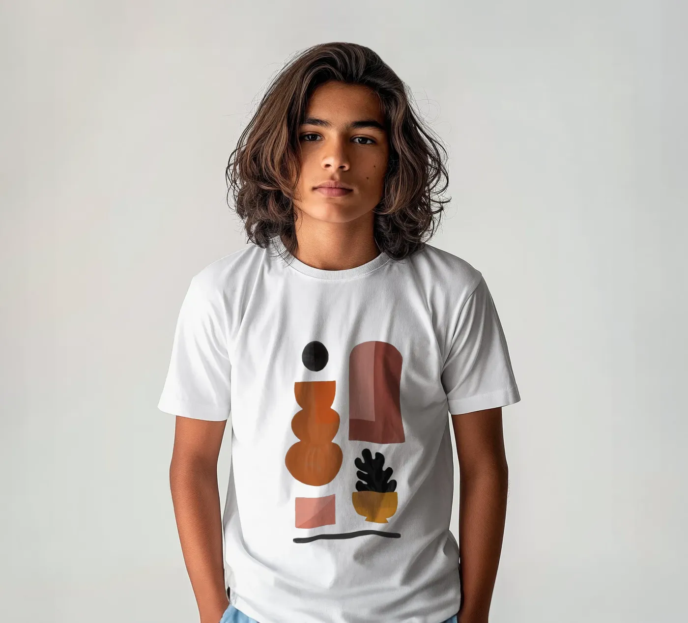 Boho Objects I kinder t-shirt van Orara Studio