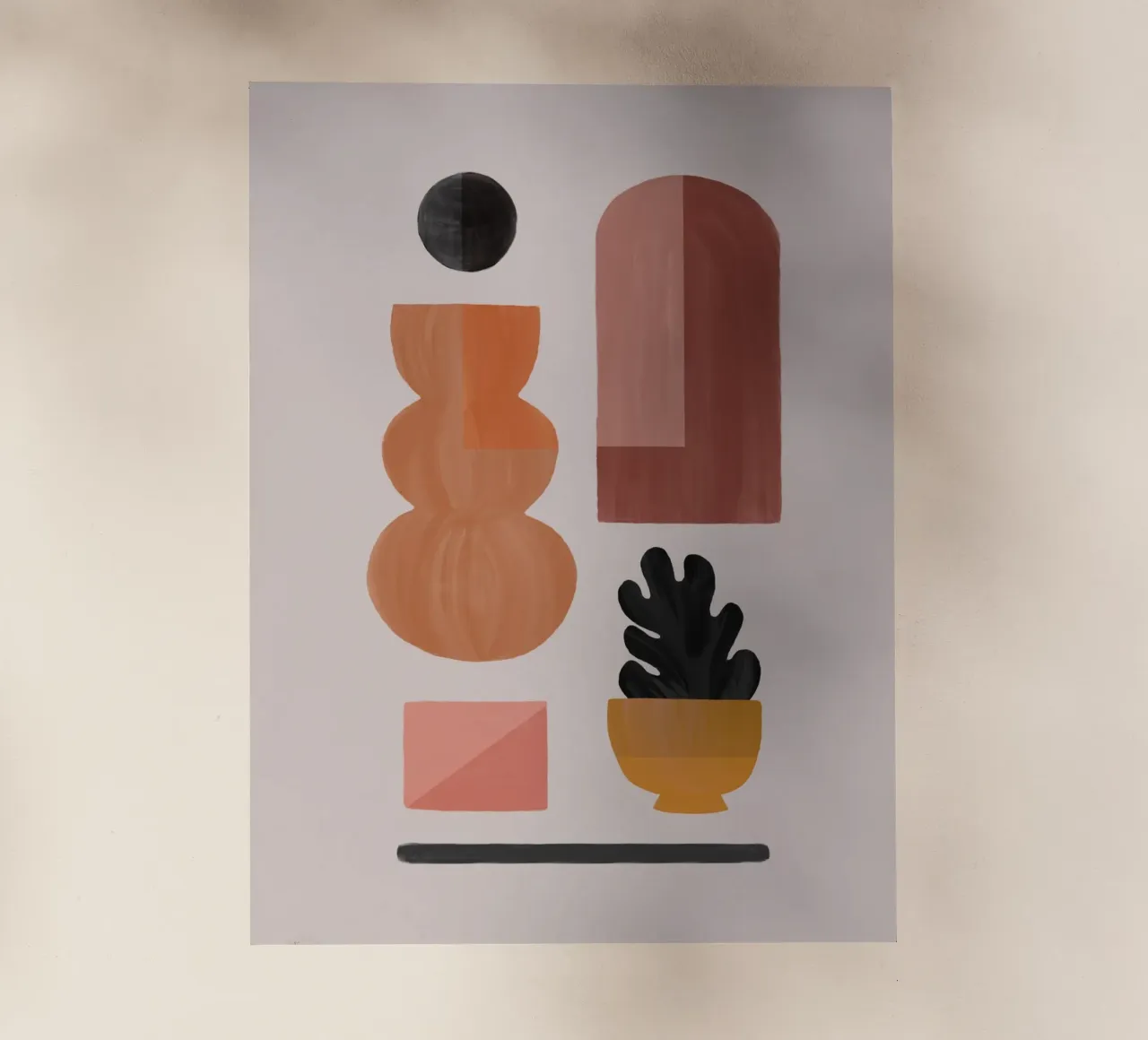 Boho Objects I pellicola backlit da Orara Studio