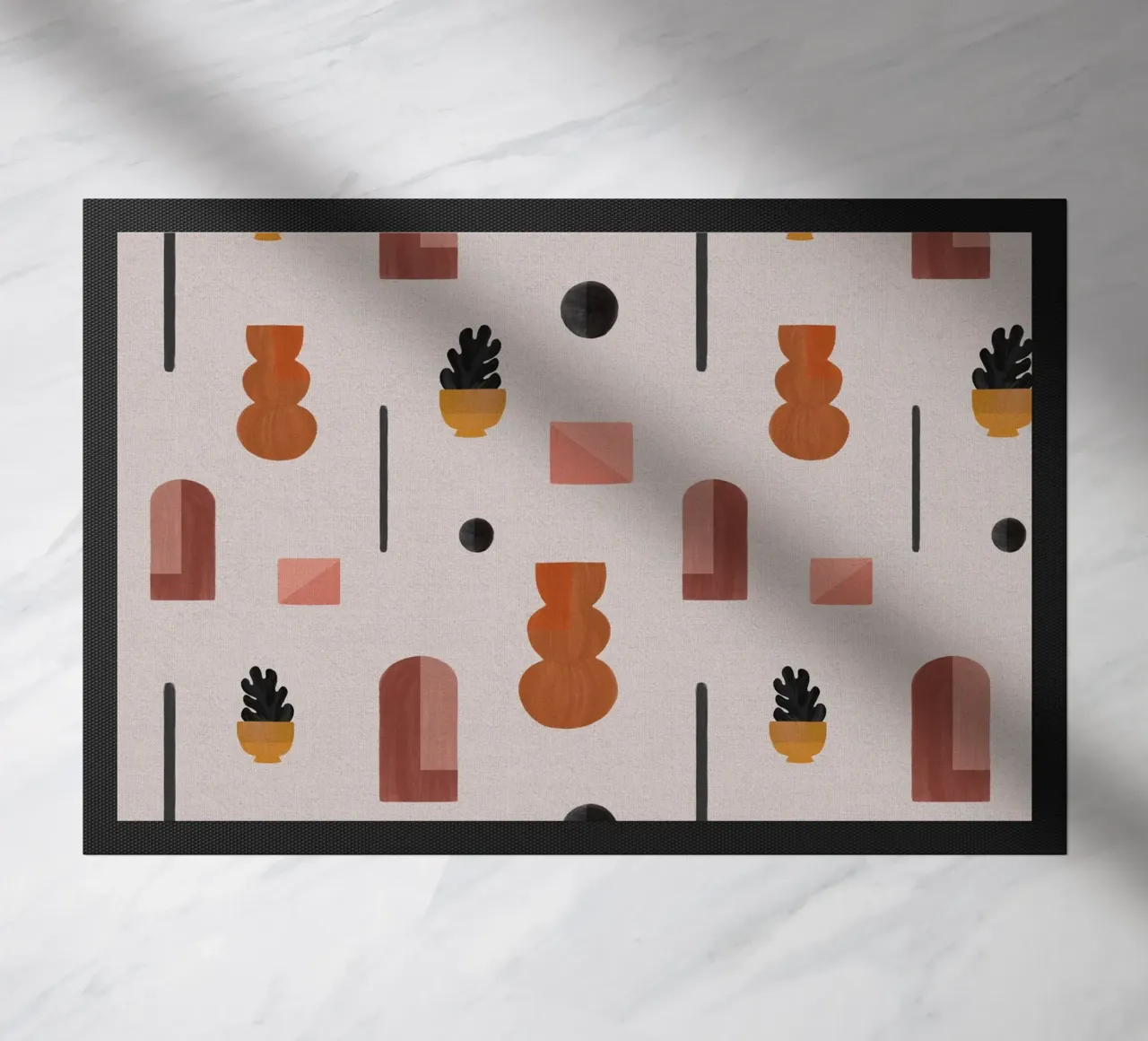 Boho Objects I doormat by Orara Studio