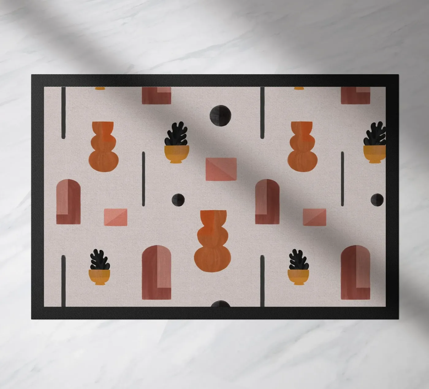 Boho Objects I Fußmatte von Orara Studio