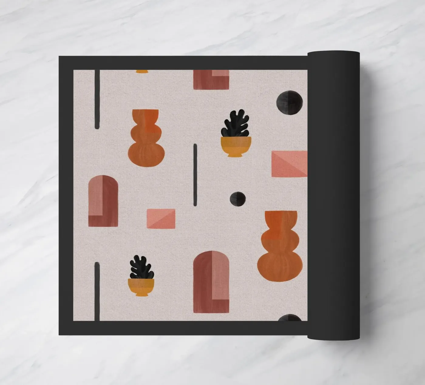 Boho Objects I Fußmatte von Orara Studio