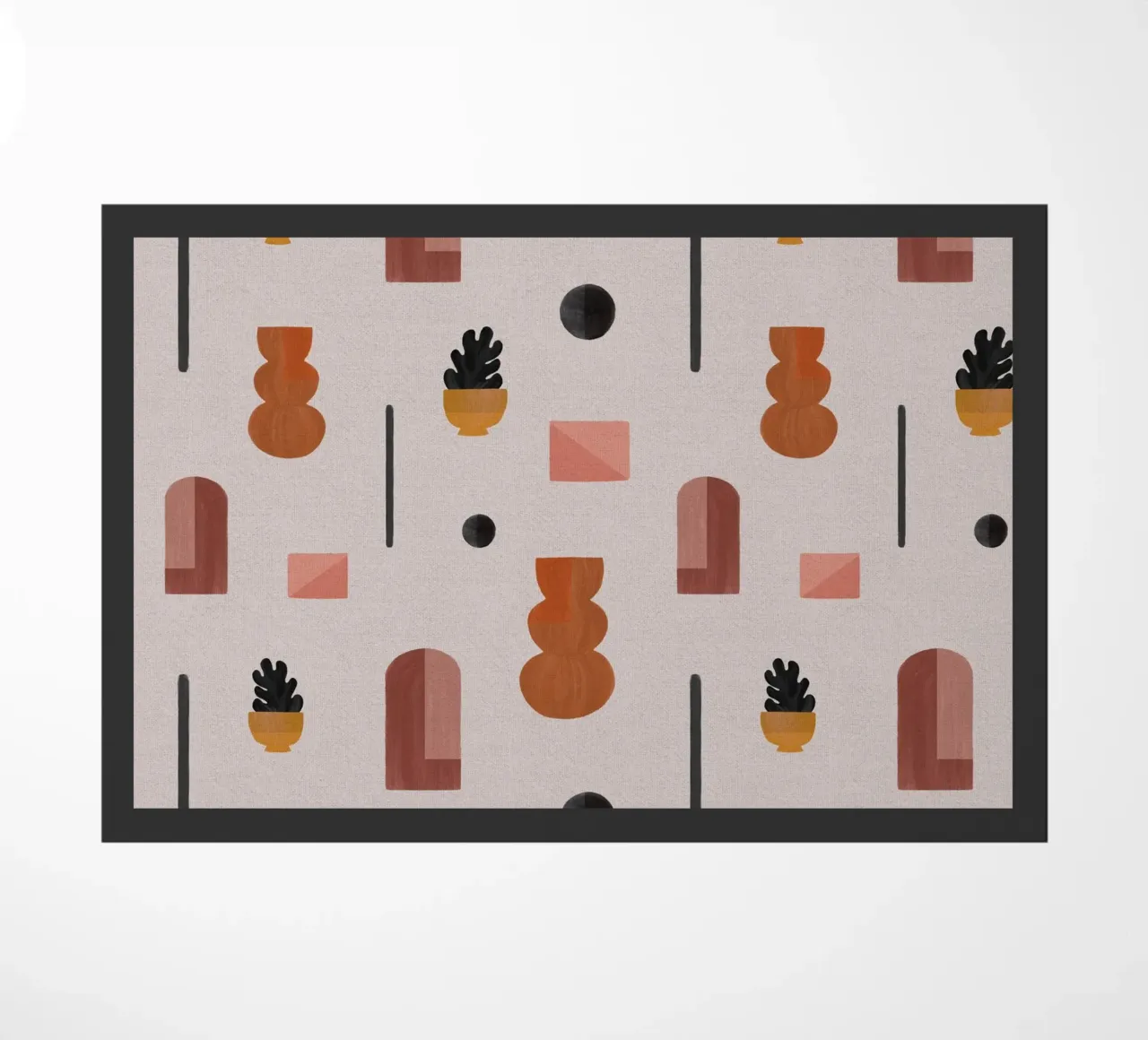 Boho Objects I doormat by Orara Studio