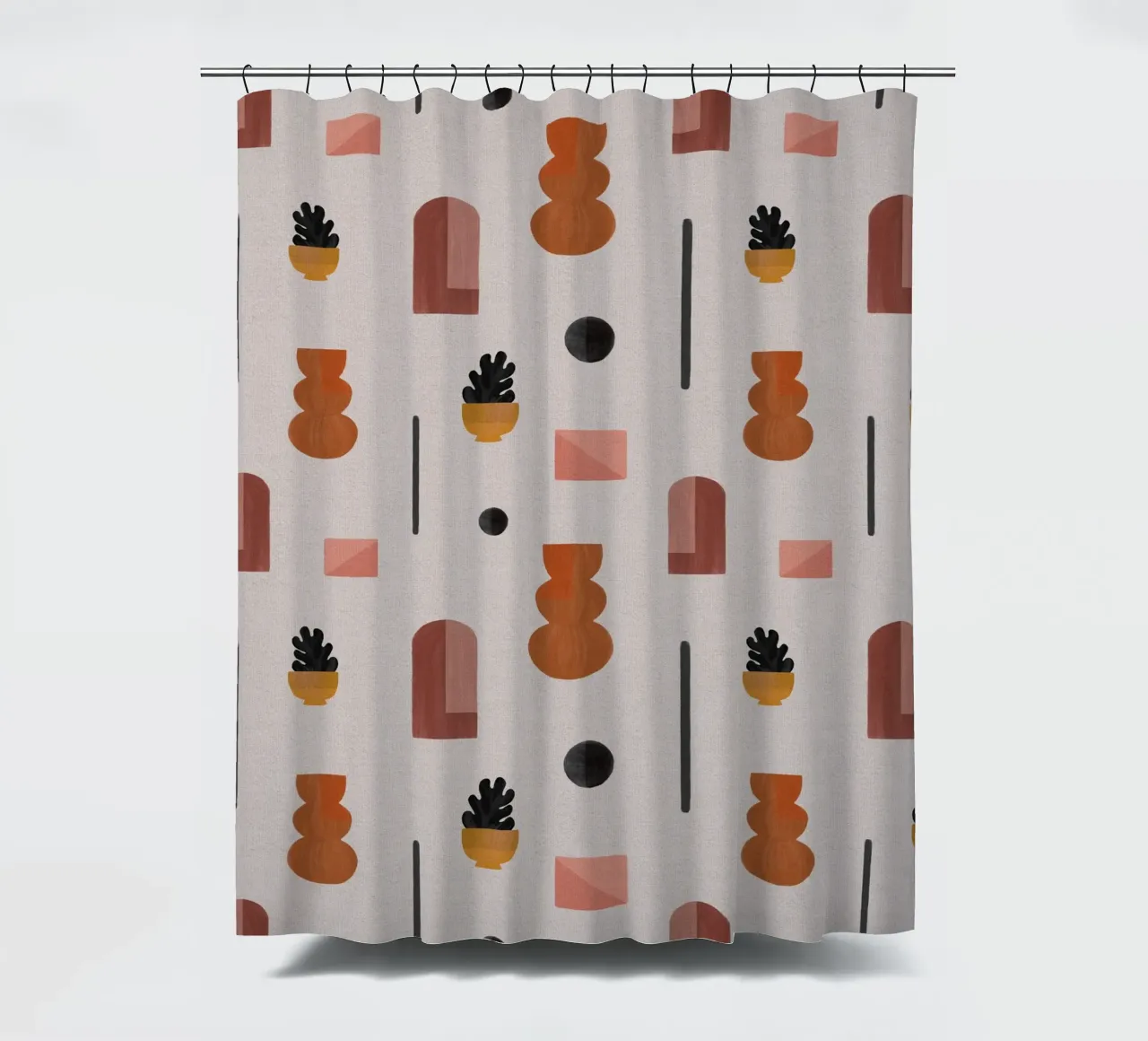 Boho-Objekte I Duschvorhang von Orara Studio