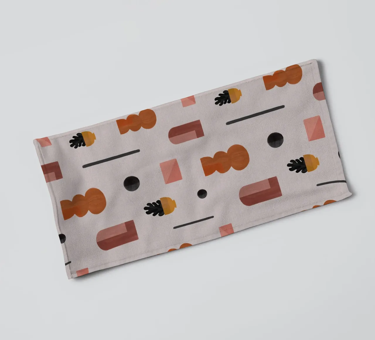 Boho Objects I towel by Orara Studio