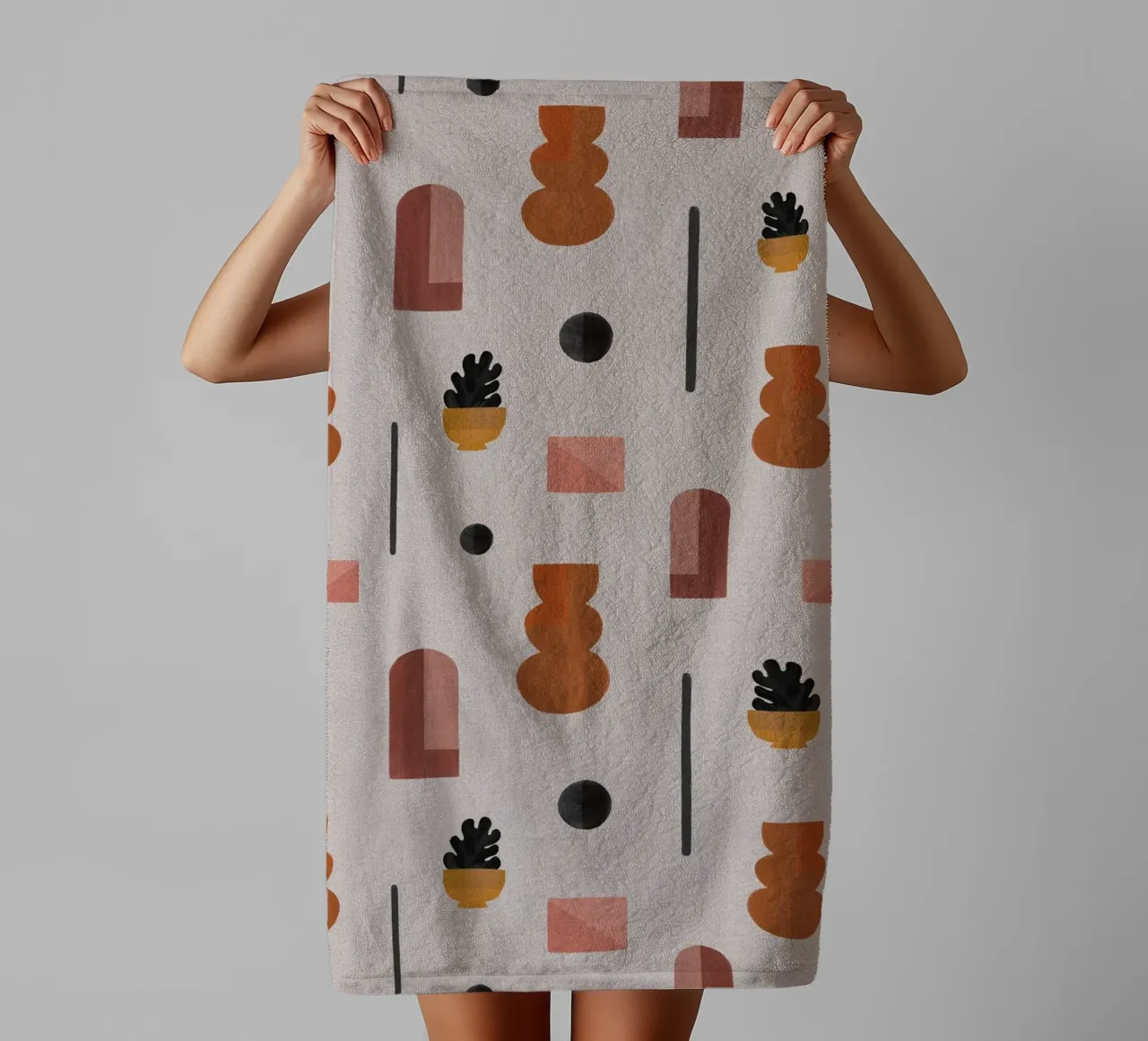 Boho Objects I towel by Orara Studio