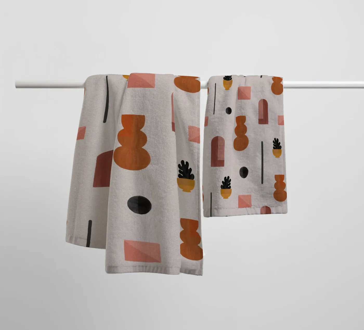 Boho Objects I badhanddoek van Orara Studio