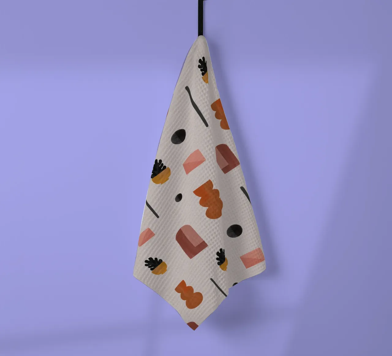 Boho Objects I tea towel by Orara Studio