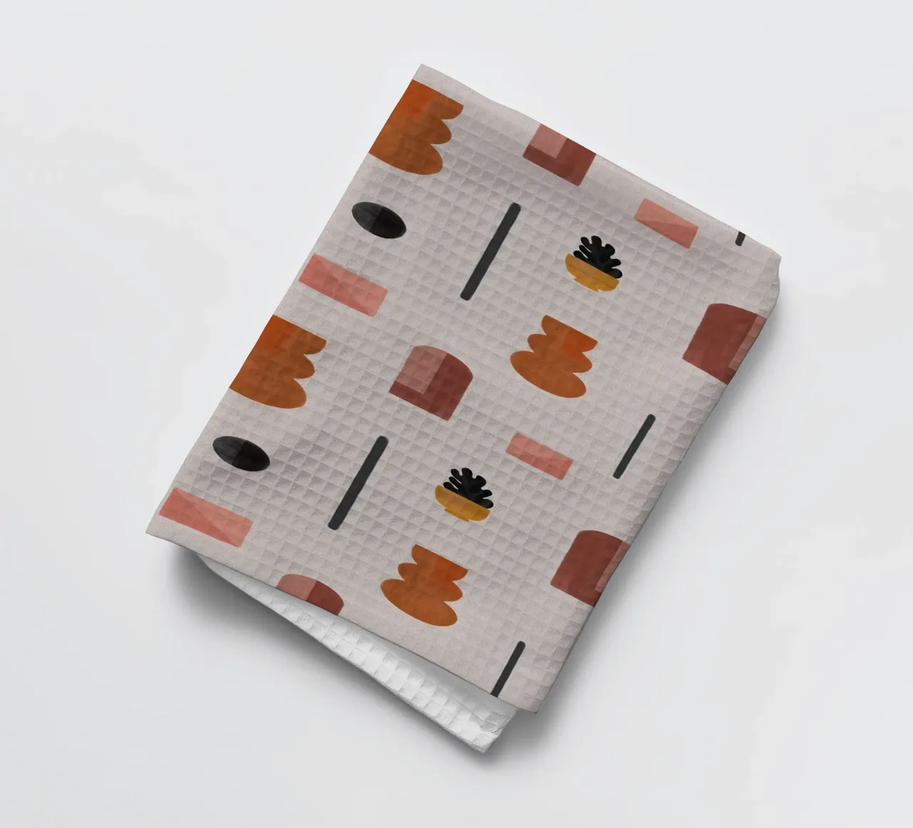 Boho Objects I tea towel by Orara Studio