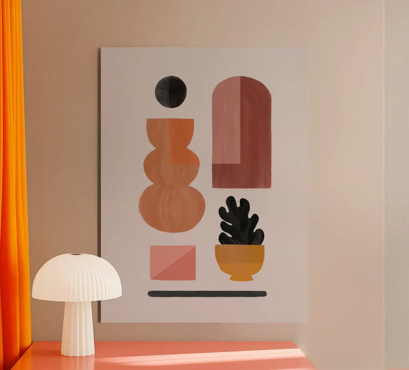 Boho objecten I forex-plaat van Orara Studio