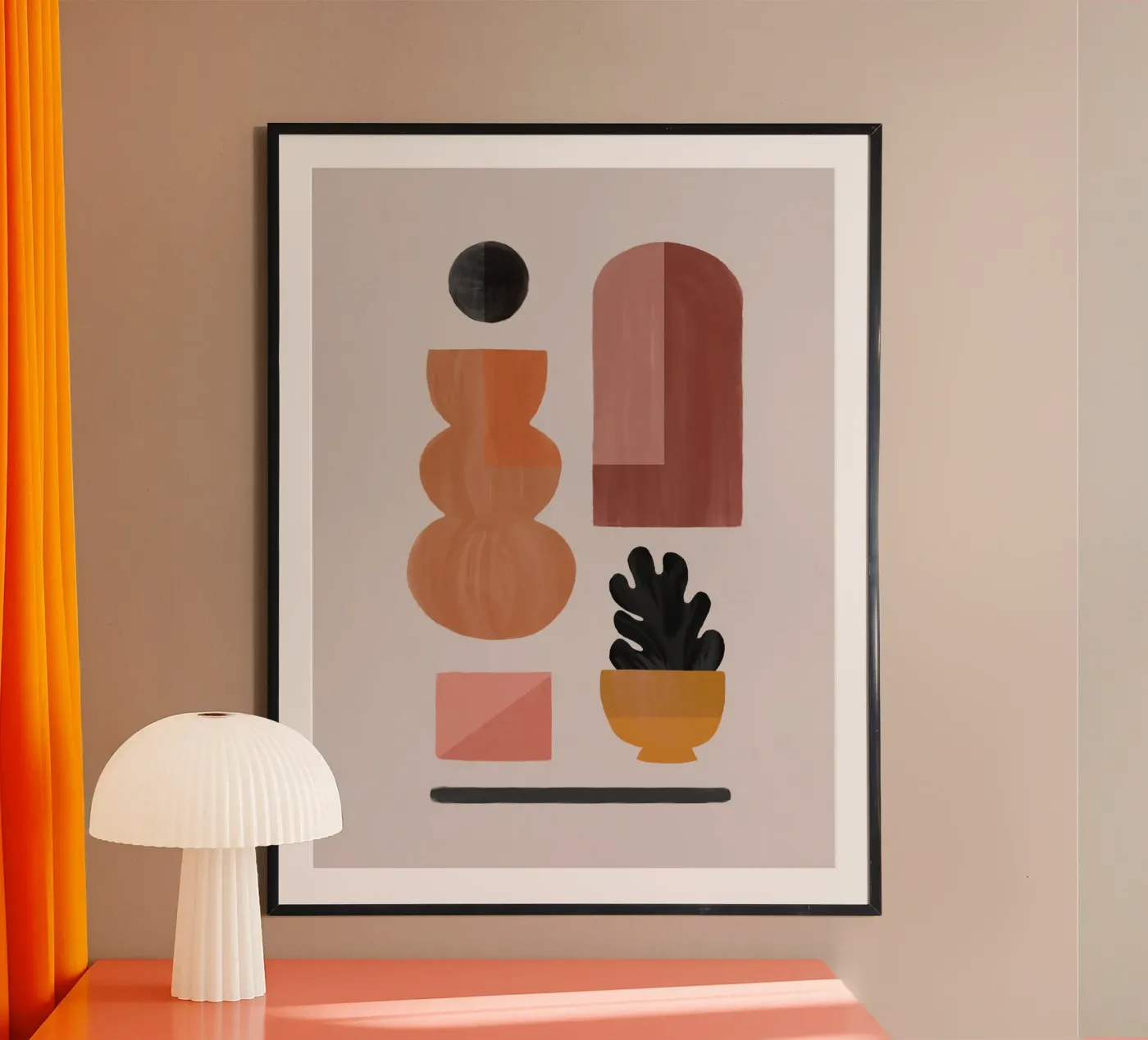 Boho Objects I poster by Orara Studio