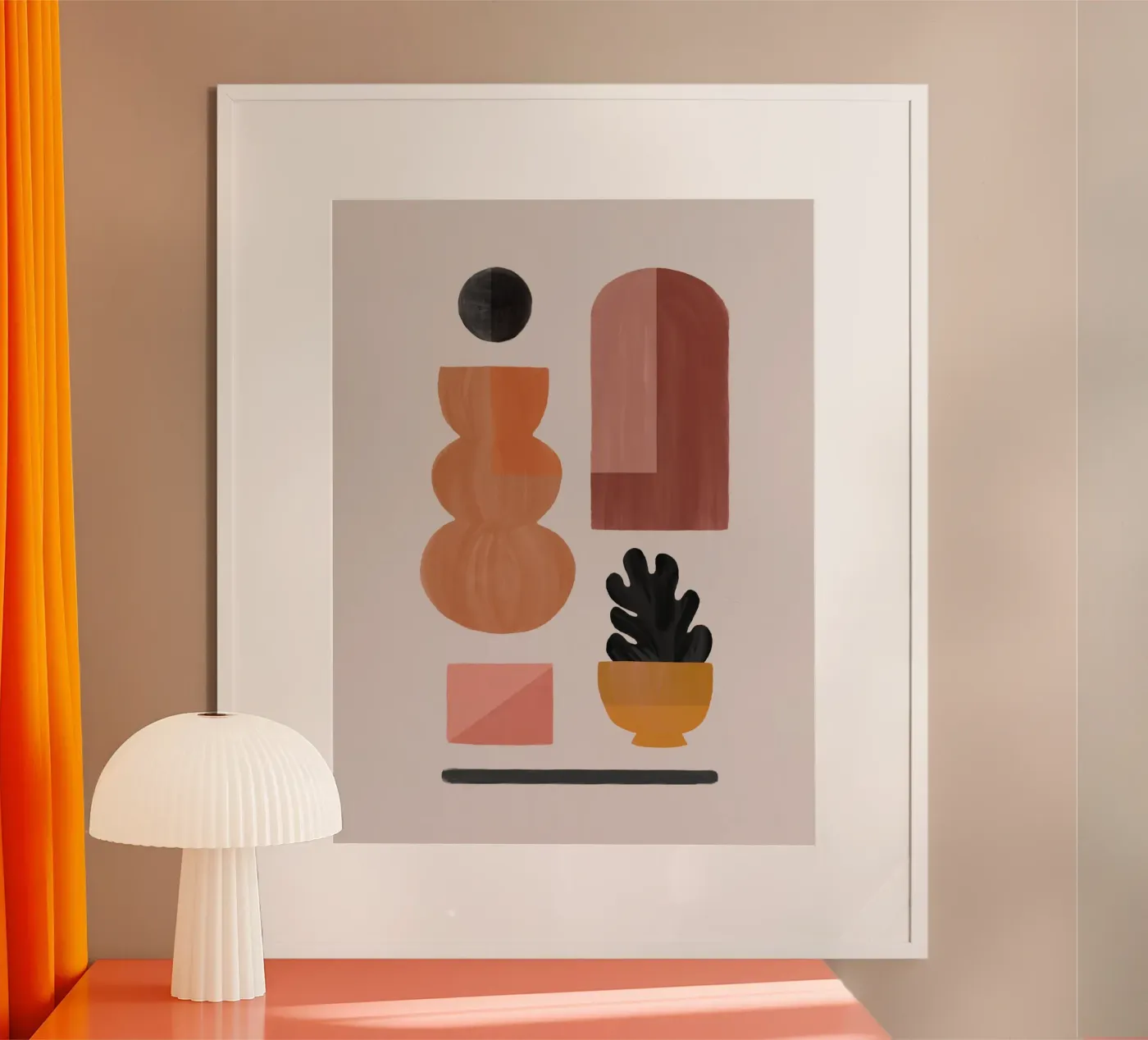 Boho Objects I poster by Orara Studio