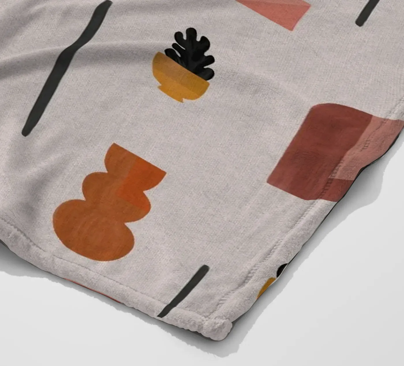 Boho Objects I plaid polaire de Orara Studio