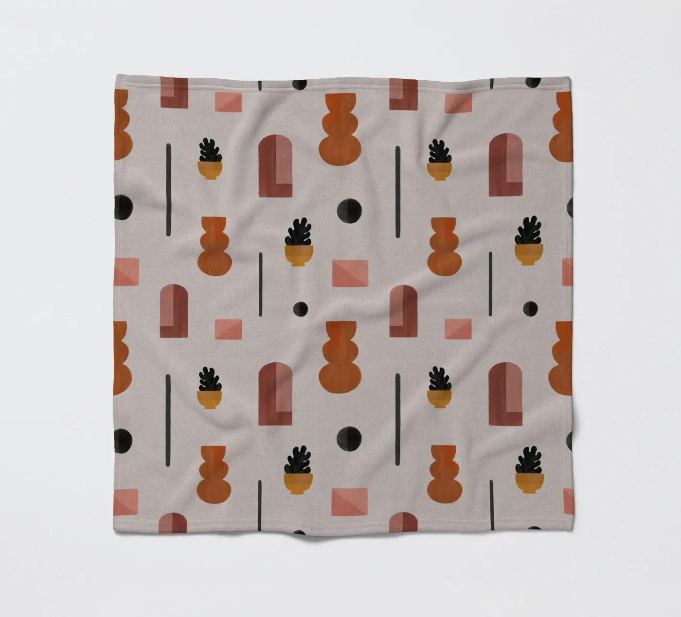 Boho Objects I plaid polaire de Orara Studio