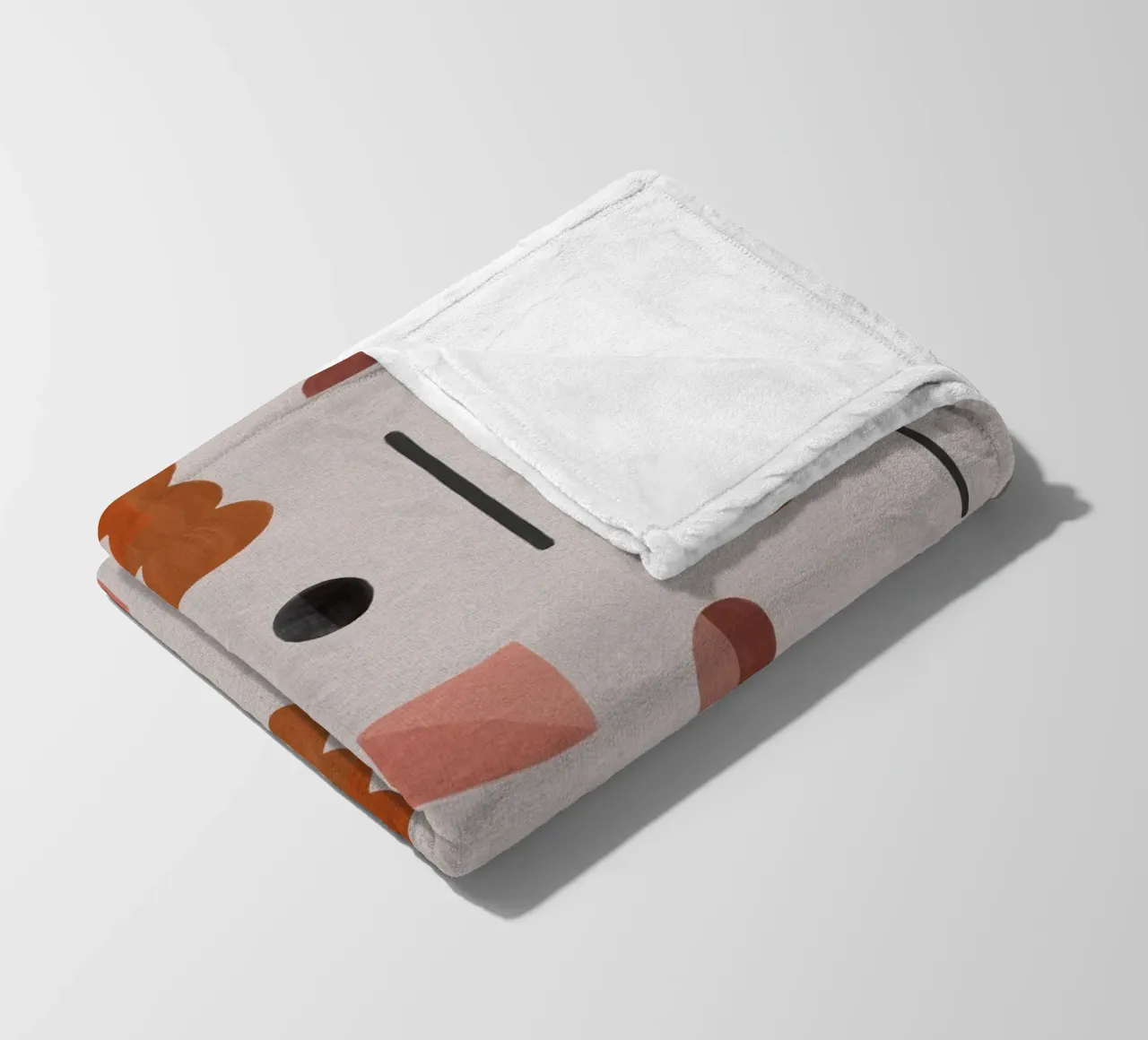 Boho Objects I fleece blanket by Orara Studio