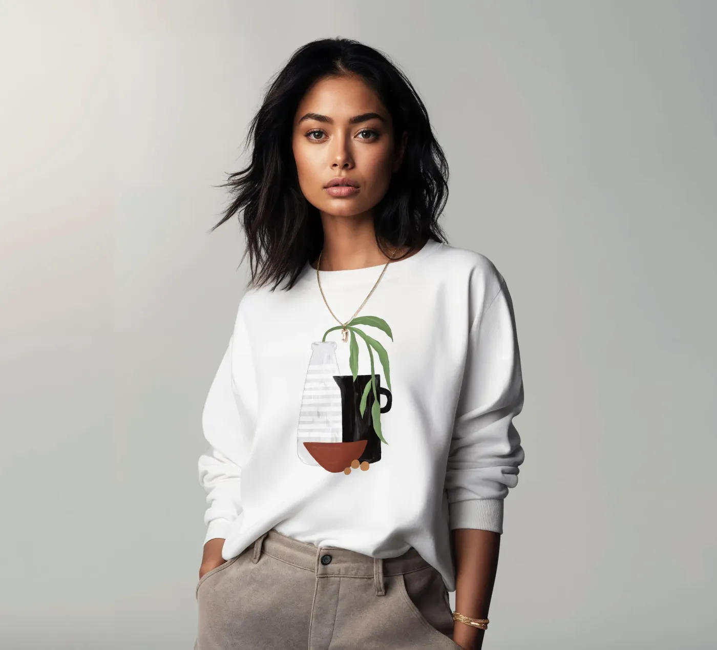 Boho Objects II sweatshirt by Orara Studio