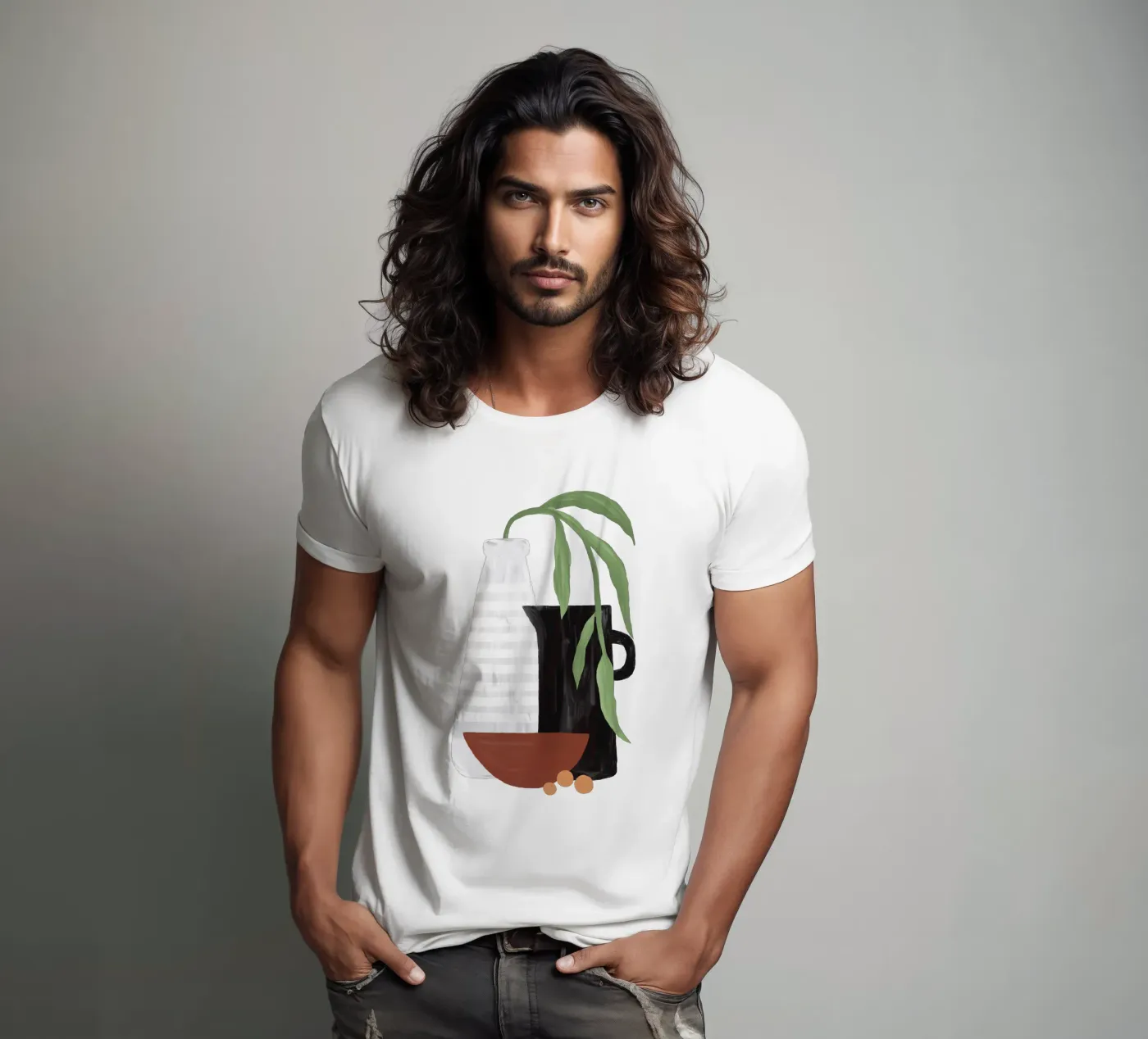 Boho Objects II t-shirt da Orara Studio