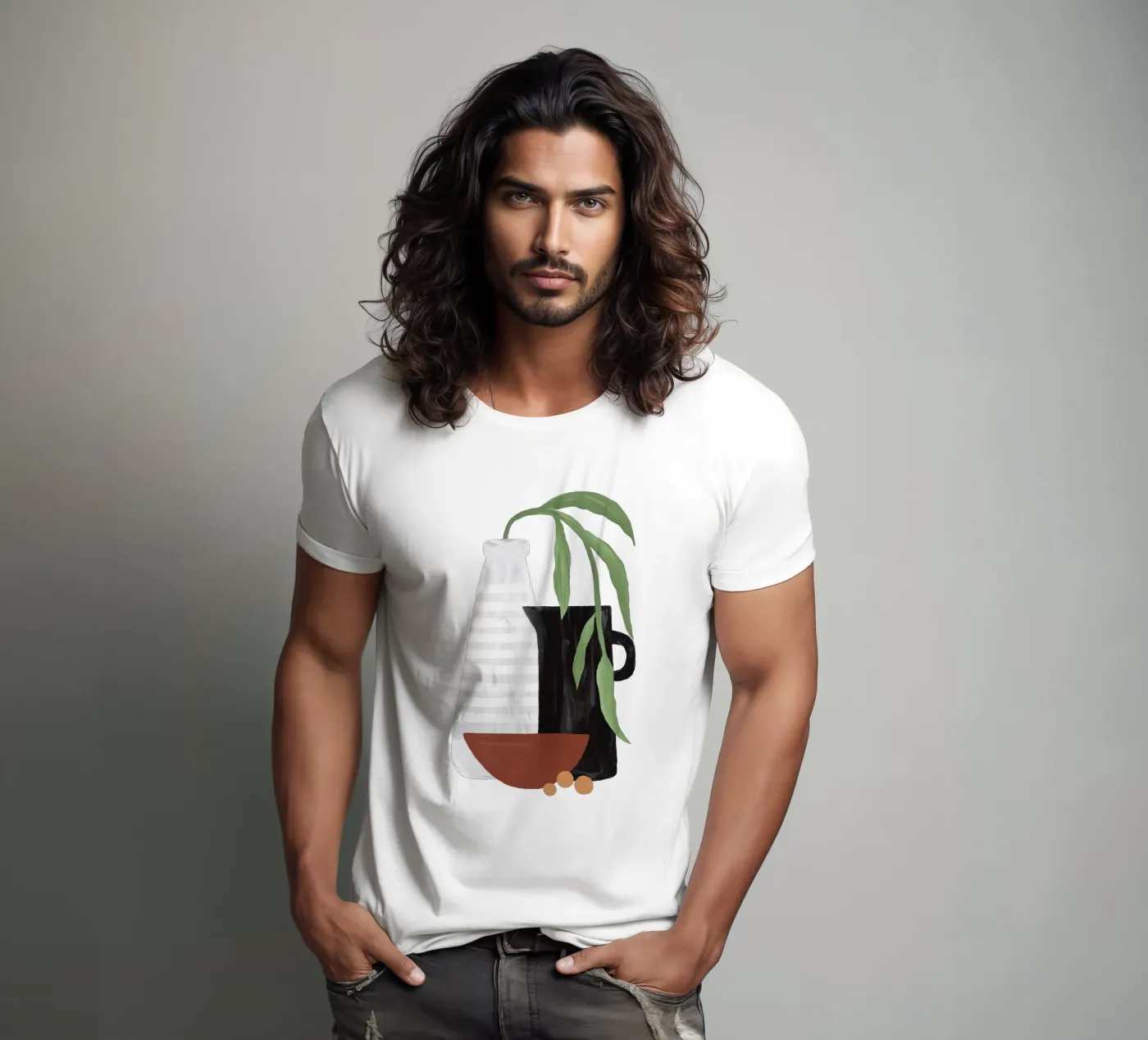 Boho Objects II t-shirt da Orara Studio
