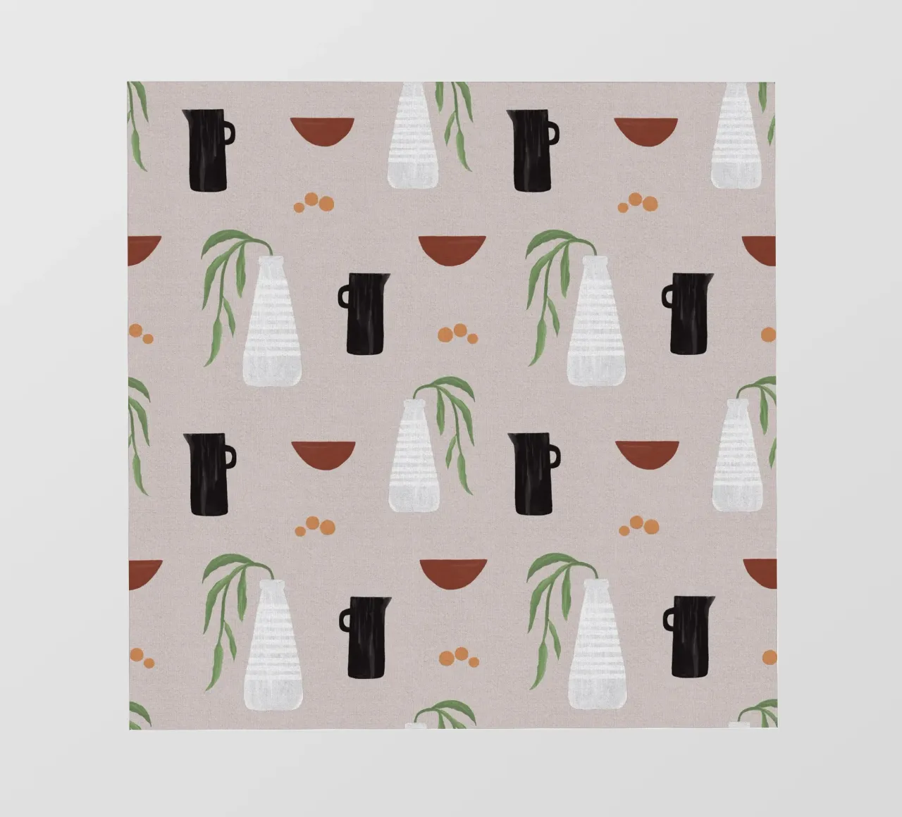 Boho Objects II fotobehang van Orara Studio